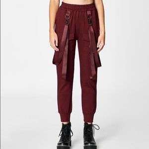 NWT Maroon Cargo Pants